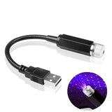 Car Star Ceiling Light Sky Projection Lamp Romantic Night Lights  (Red)